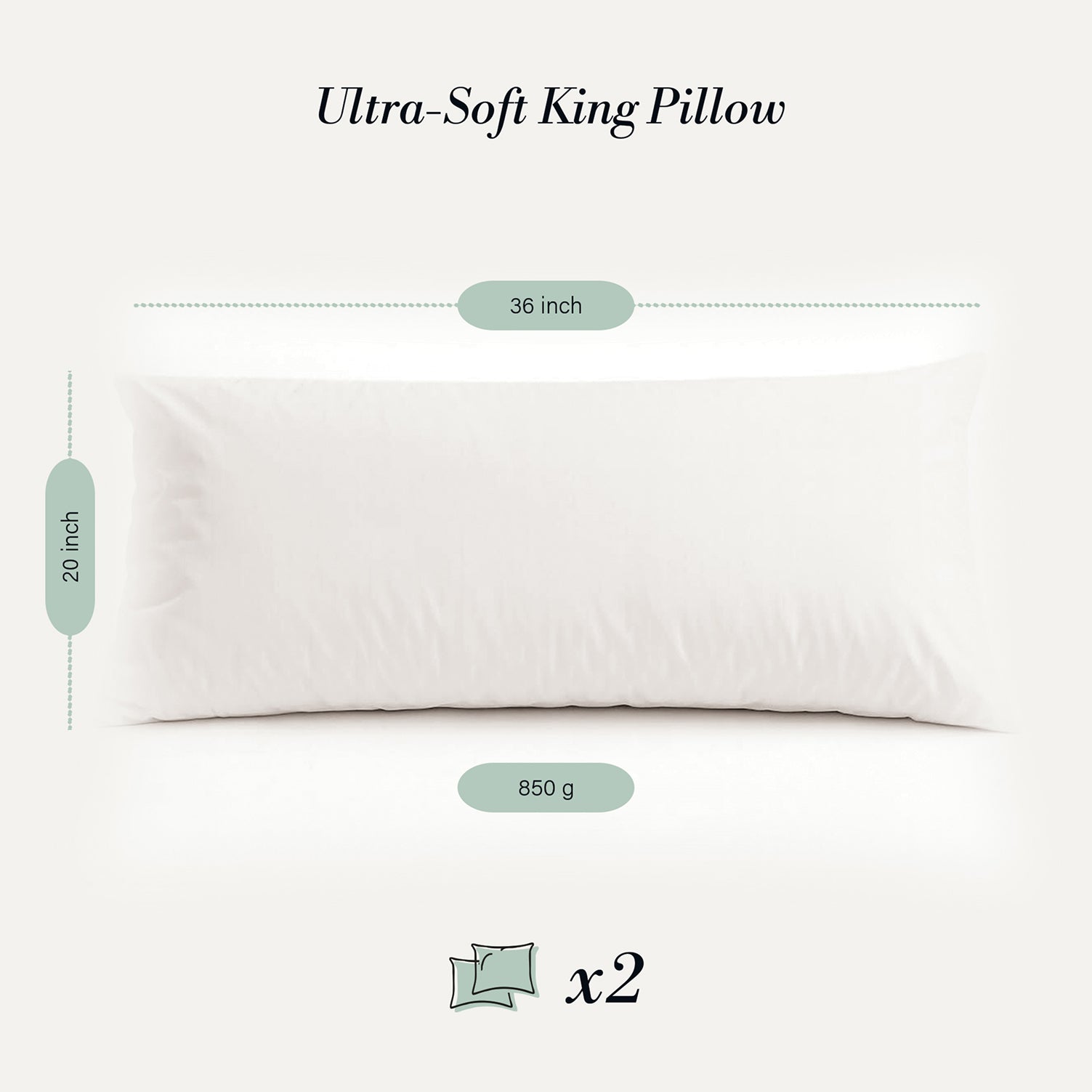 King Size Bed Pillows Set of 4
