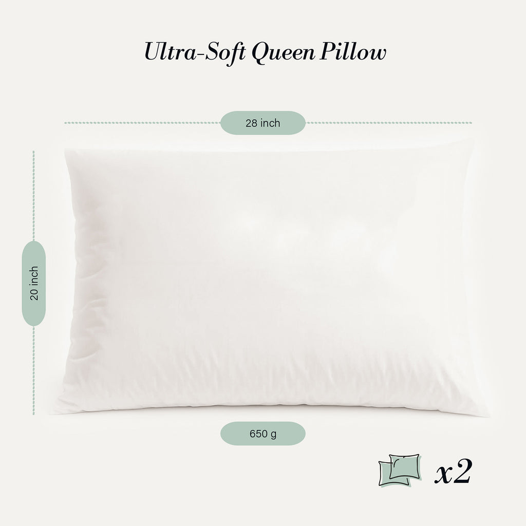 Queen Size Pillows Set of 4