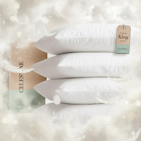 King Size Bed Pillows Set of 4